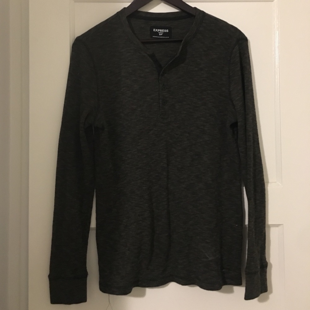 Express Forest Green Thermal Longsleeve